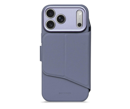 Etui / obudowa na smartfona Decoded Textured Silicone Detachable Wallet, iPhone 17 Pro, Blue
